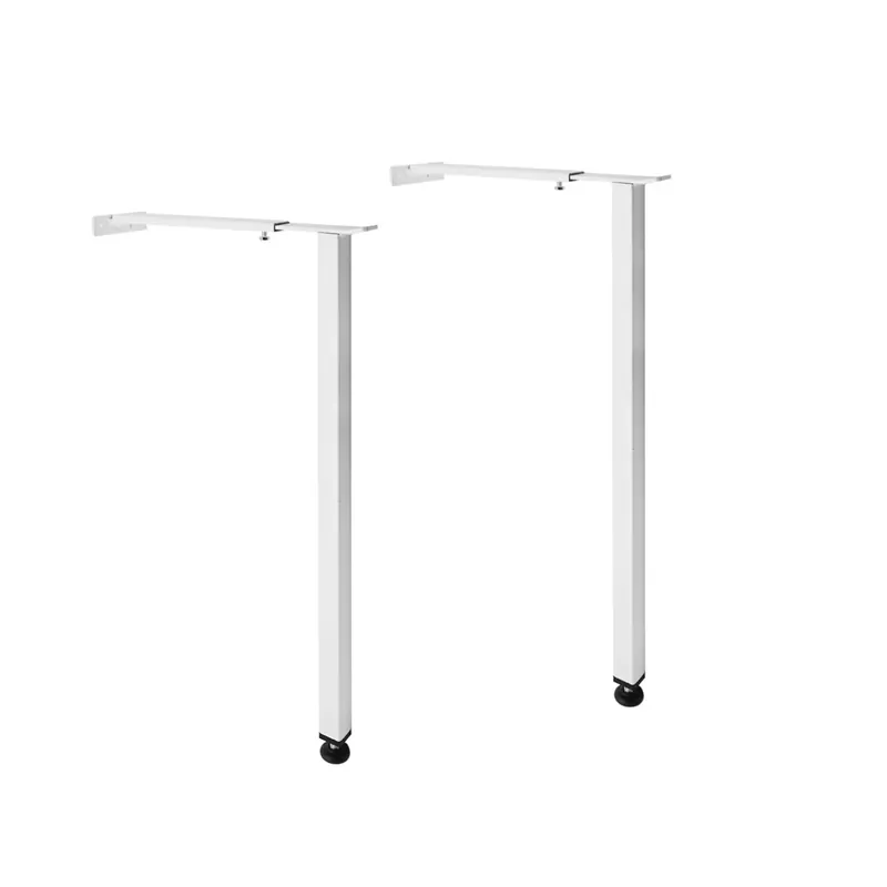 Coppia piedini per lavatoio x H 60,5/62,5 cm