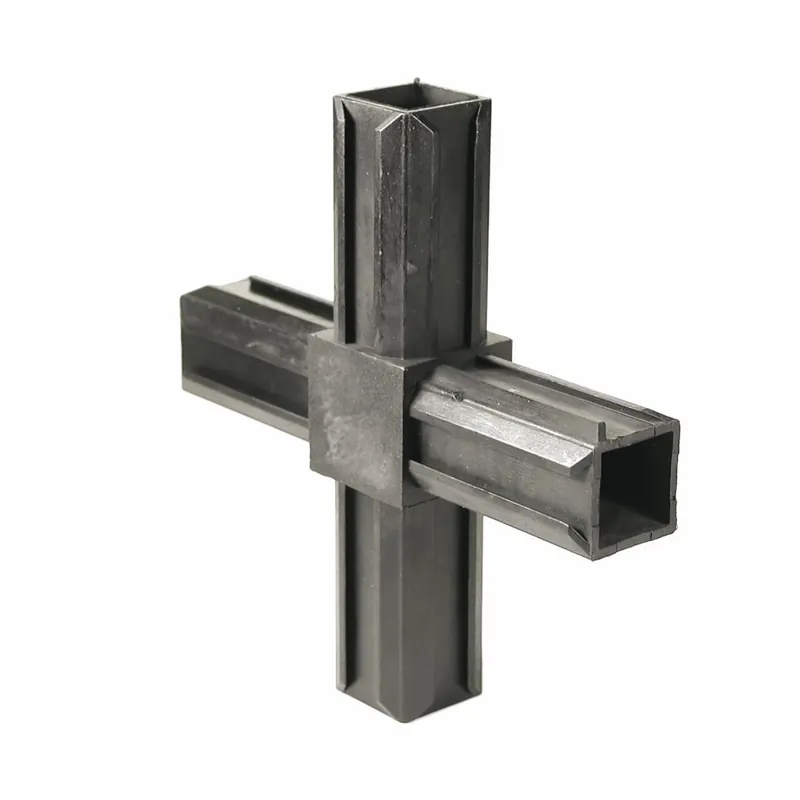 Raccordo per tubi XD forma a croce Ø 20 mm nero