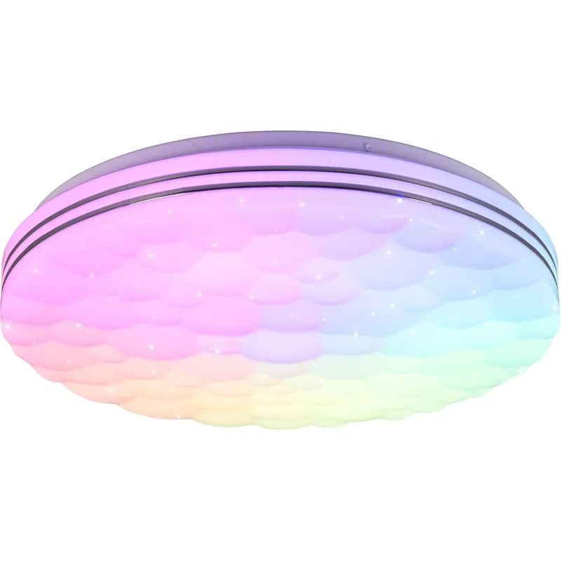 Plafoniera LED Tiger 2500 lm CCT bianco Ø 38 x 7 cm