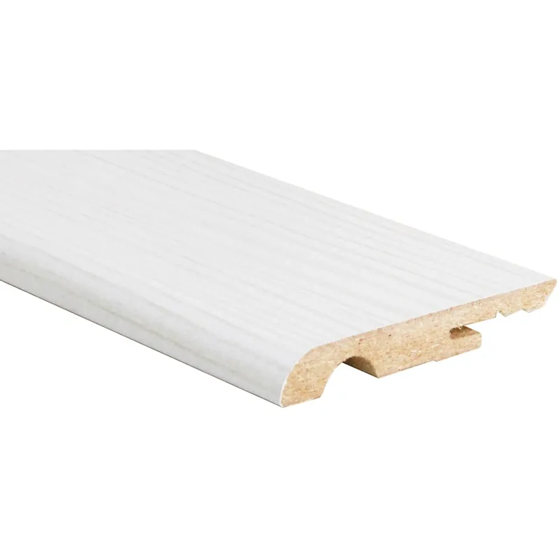 Battiscopa in MDF rivestito rovere siena H 8 cm