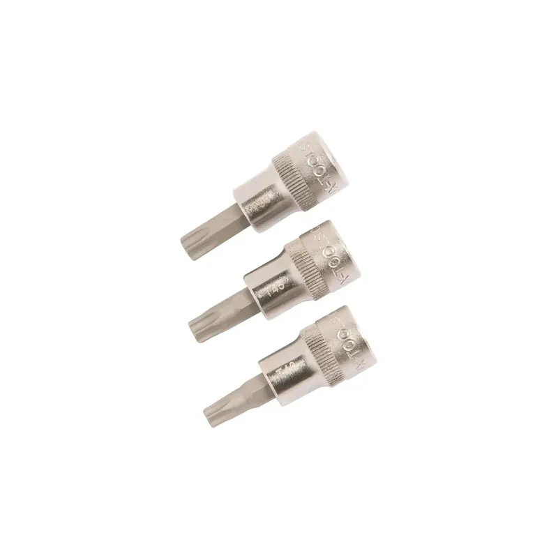 Set di chiavi a bussola LUX-TOOLS Comfort T40 T45 T50 3 pz
