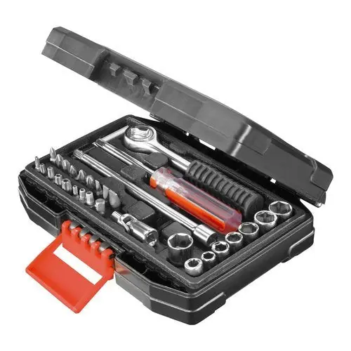 Black&Decker set cricchetto + bussole