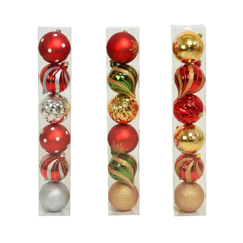 Set 6 palline vari colori Kaemingk