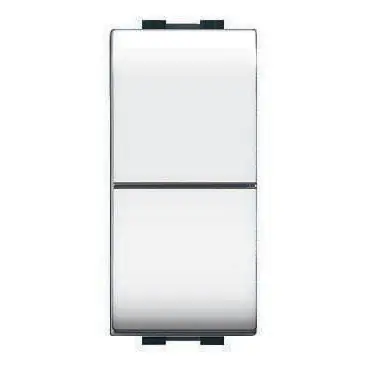 Deviatore doppio Life Unipolare bianco generico
