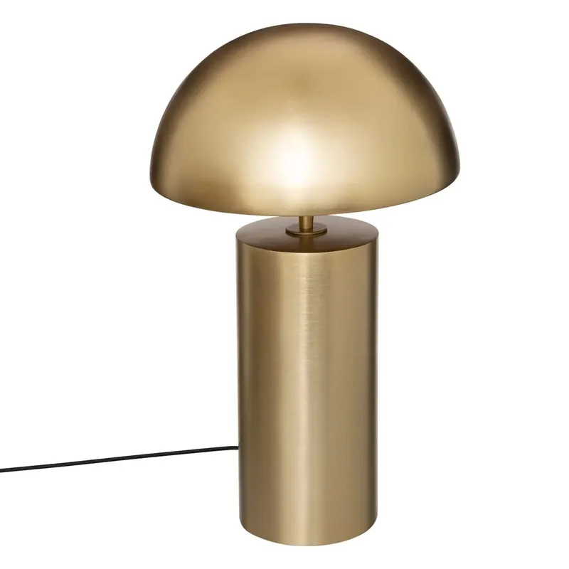 Lampada Champi in metallo dorato