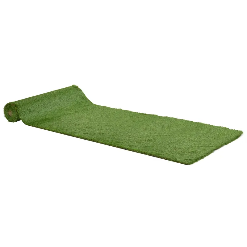 EASYCOMFORT Finto Prato 4x1m Erba 40mm, Tappeto Erboso Sintetico Verde Anti-UV Atossico e Drenante per Giardino e Cortile