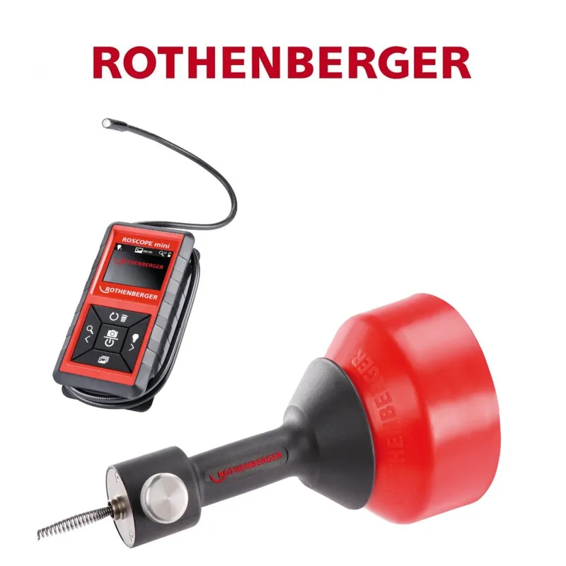 Set Rothenberger Modello Rospimatic CL Con Roscope Mini
