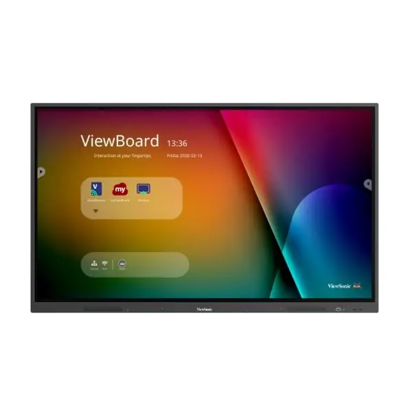 ViewSonic Monitor interattivo Smart 65\\" 3840x2160 Wi-Fi IPS 60 hz 16:9 multimediale 8 ms IFP6532WIFIEDU