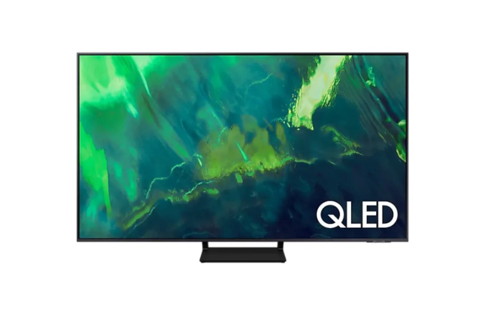 Samsung smart tv 55\\" QLED 4K UHD Ultra HD 4 HDMI 2 USB HDR quantistico Dual LED Processore Quantum 4K QE55Q70AATXXH (2021) Colore nero