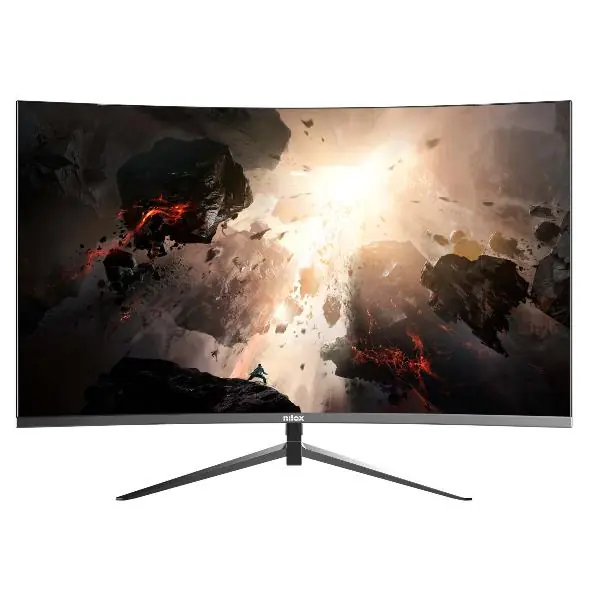 Nilox curved monitor 27\\" ips led 2.560x1.440 165 hz 1 ms 2 hdmi 16:9 NXMM27CRVDGMNG