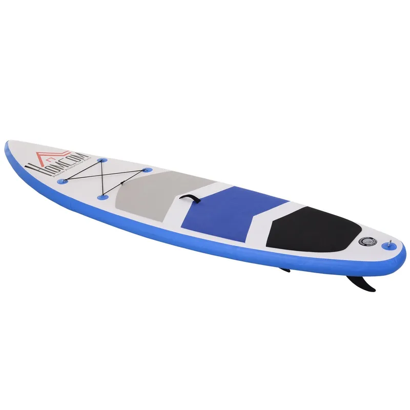 EASYCOMFORT Tavola Gonfiabile SUP Stand Up Paddle con Pagaia Regolabile, Tavola Surf con Accessori 322x81x15cm