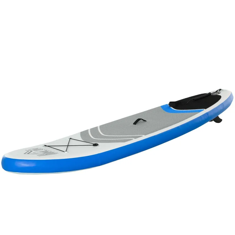 EASYCOMFORT Tavola SUP Gonfiabile con Accessori Inclusi, Stand Up Paddle per Adulti e Teenager, 305x80x15cm Blu e Bianco