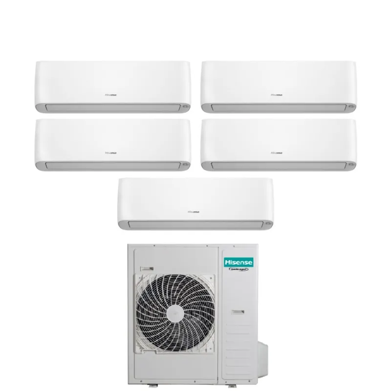 Climatizzatore Condizionatore Hisense Penta Split Inverter serie ENERGY PRO PLUS \\/ HI-ENERGY 9+9+9+12+12 con 5AMW125U4RTA R-32 Wi-Fi Integrato 9000+9000+9000+12000+12000
