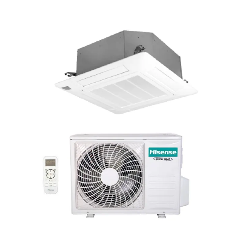 Climatizzatore Condizionatore Hisense a Cassetta 30000 Btu AUC90UR4RGB4 R-32 Wi-Fi Optional con Telecomando e Pannello Incluso - Novità