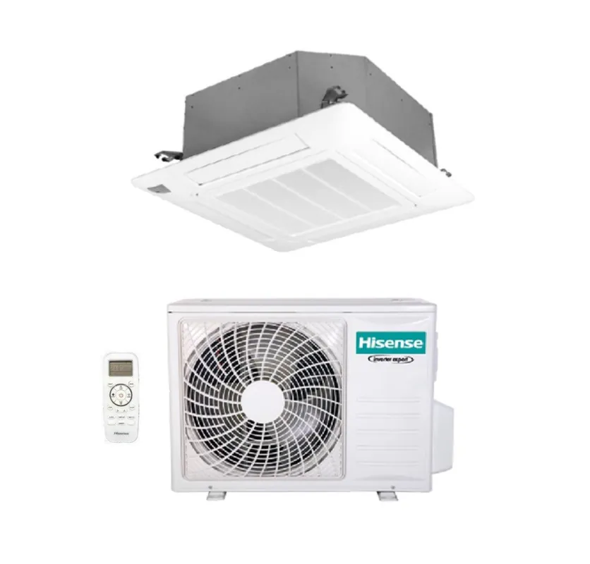 Climatizzatore Condizionatore Hisense a Cassetta 24000 Btu AUC71UR4RGB4 R-32 Wi-Fi Optional con Telecomando e Pannello Incluso - Novità