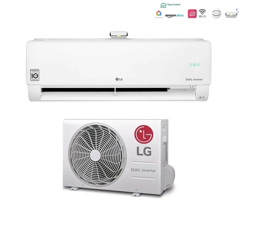 Climatizzatore Condizionatore LG Inverter DualCool ATMOSFERA 9000 btu R-32 AP09RT A++ Wi-Fi integrato Purificatore d'aria