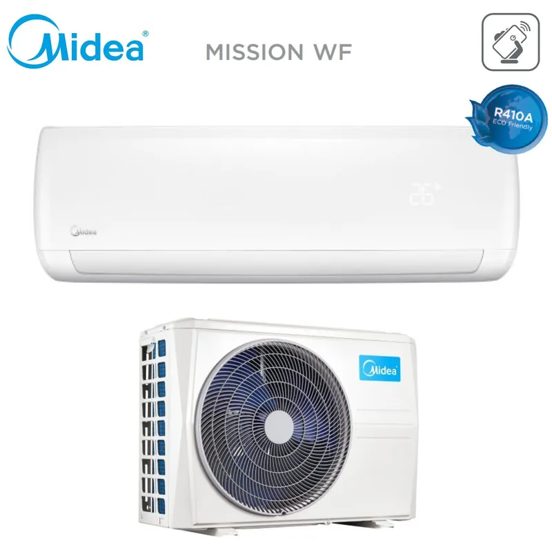 CLIMATIZZATORE CONDIZIONATORE MIDEA INVERTER serie MISSION WF 70 24000 BTU classe A+++ (Wi-Fi OPTIONAL)