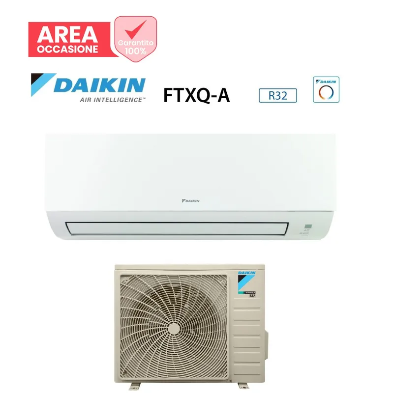 AREA OCCASIONI Climatizzatore Condizionatore Daikin Bluevolution Inverter 12000 Btu FTXQ35A + RXQ35A R-32 Wi-Fi Optional A++\\/A+
