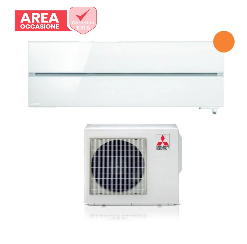 AREA OCCASIONI Climatizzatore Condizionatore Mitsubishi Electric Inverter serie Kirigamine Style 9000 Btu MSZ-LN25VGV Pearl White R-32 Wi-Fi Integrato Classe A+++ Bianco Perla