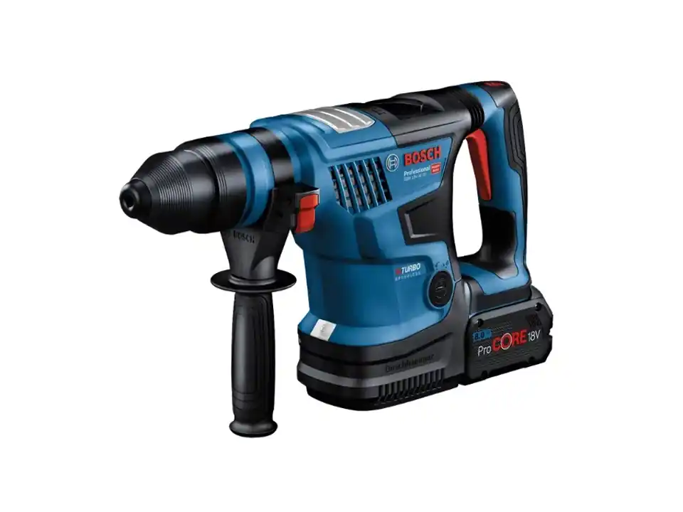 Martello perforatore a batteria gbh 18v-34 cf professional con 2 batterie procore da 8,0 ah