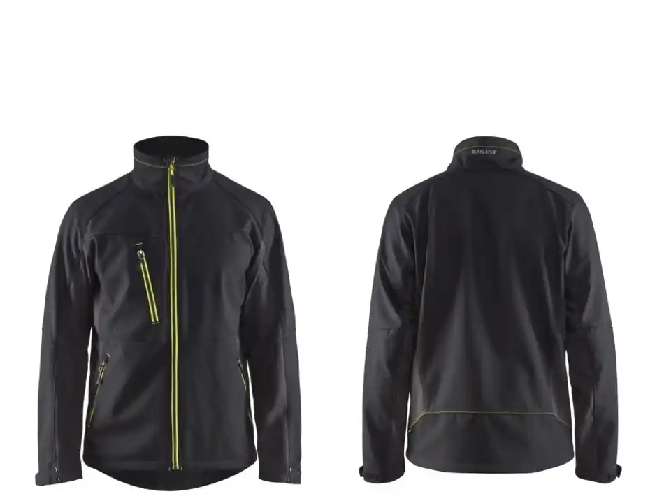 Giacca softshell 4950 9933 blåkläder nero/giallo