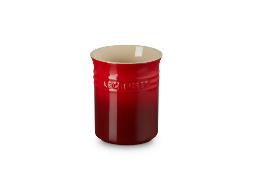 Contenitore spatole in gres vetrificato - ciliegia