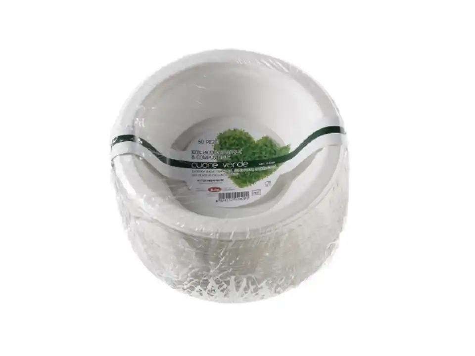 Ciotola bio ø 15x4h cm, 350 ml, 50 pezzi