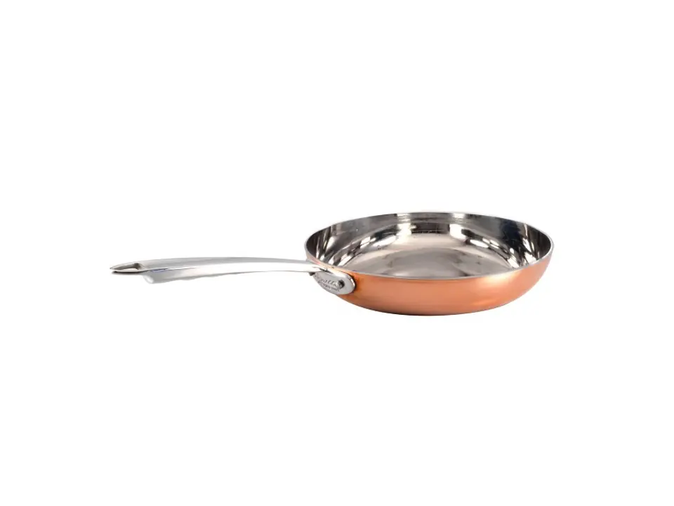 Padella 1907 copper 4 in rame 2.5mm 1 manico - ø 32 cm