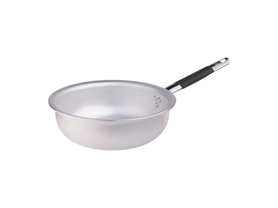 Padella a mantecare radiante in alluminio 5mm 1 manico, ø32 cm