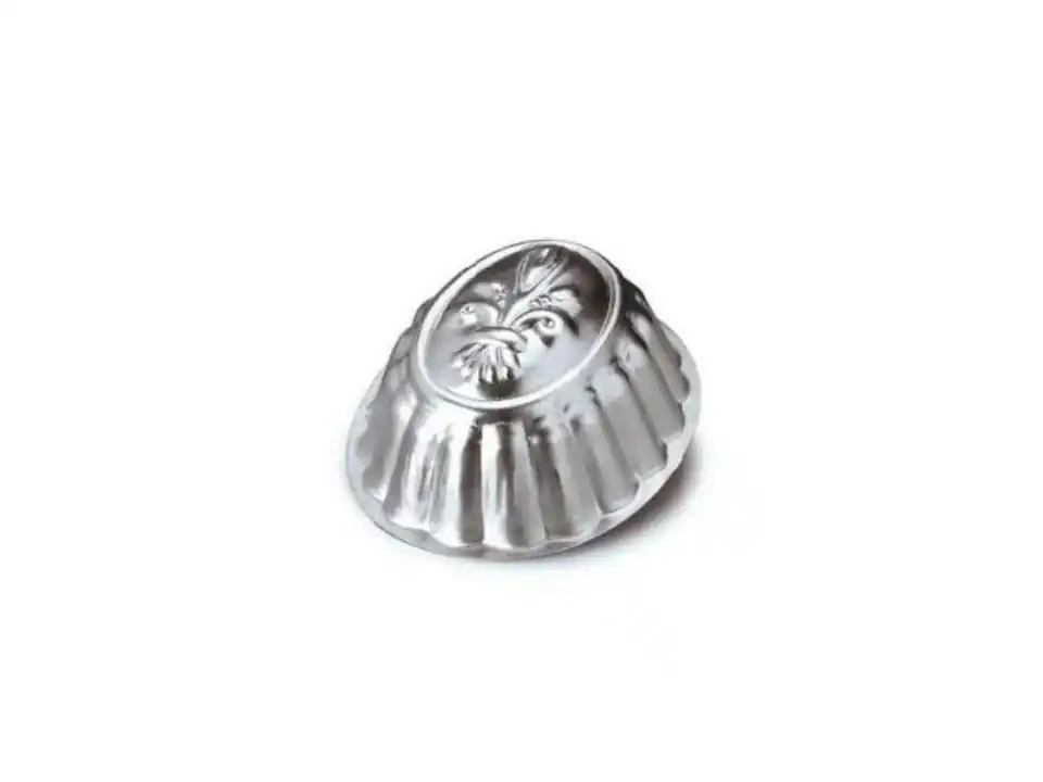 Stampo orientale ovale festonato, alluminio