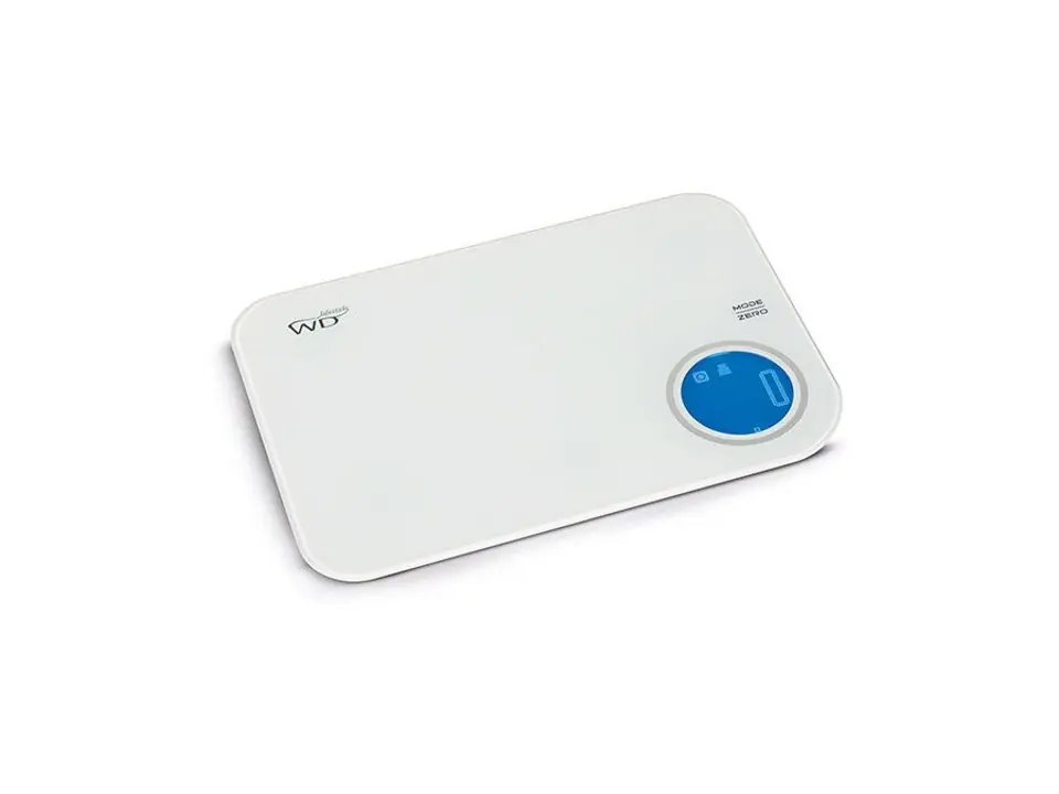 Bilancia digitale da cucina ultra slim, bianco