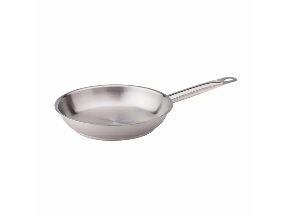 Padella in acciaio inox 1 manico - ø40