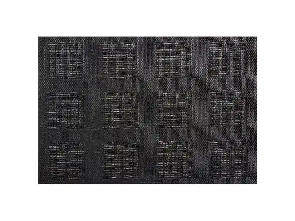 Tovaglietta quadrati neri 45x30cm