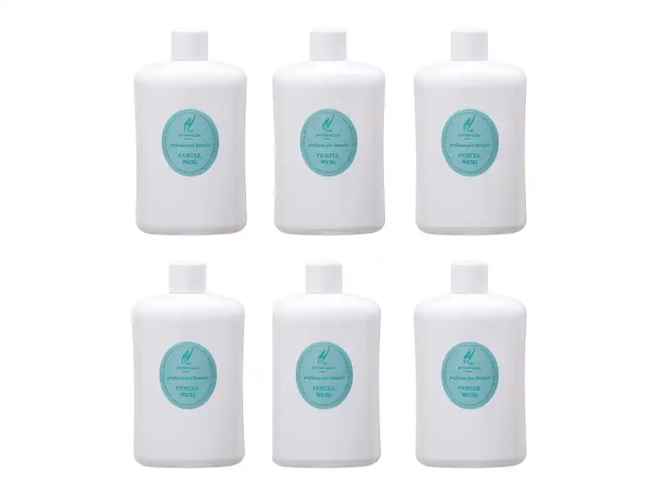 Profumo lavatrice concentrato fiorita wash 400 ml, 6 flaconi