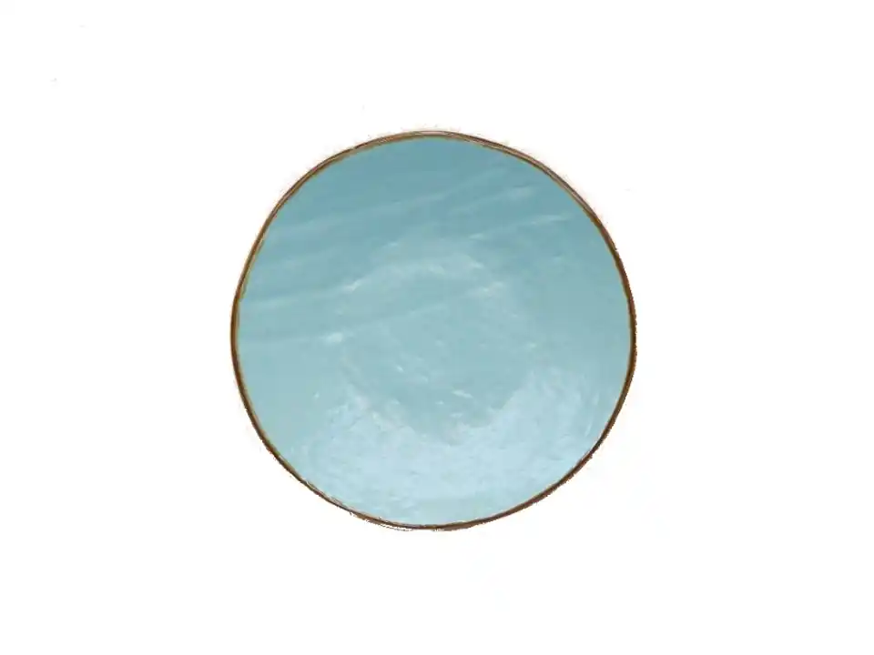 Mediterraneo, piatto dessert turchese 20 cm