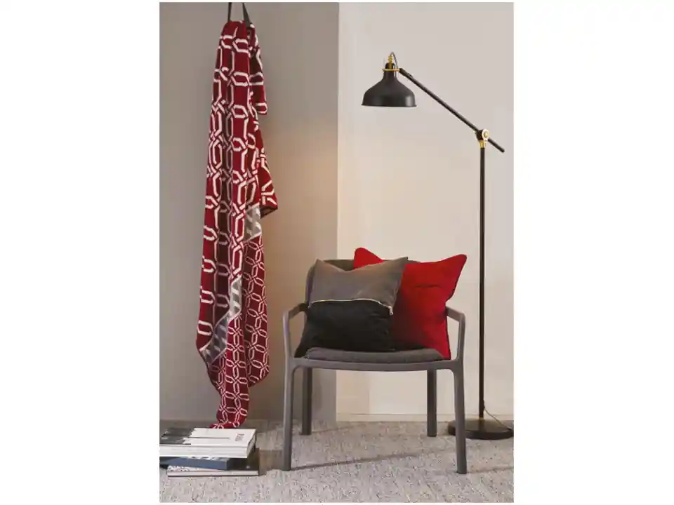 Tango plaid matrimoniale 220x250 cm, rosso