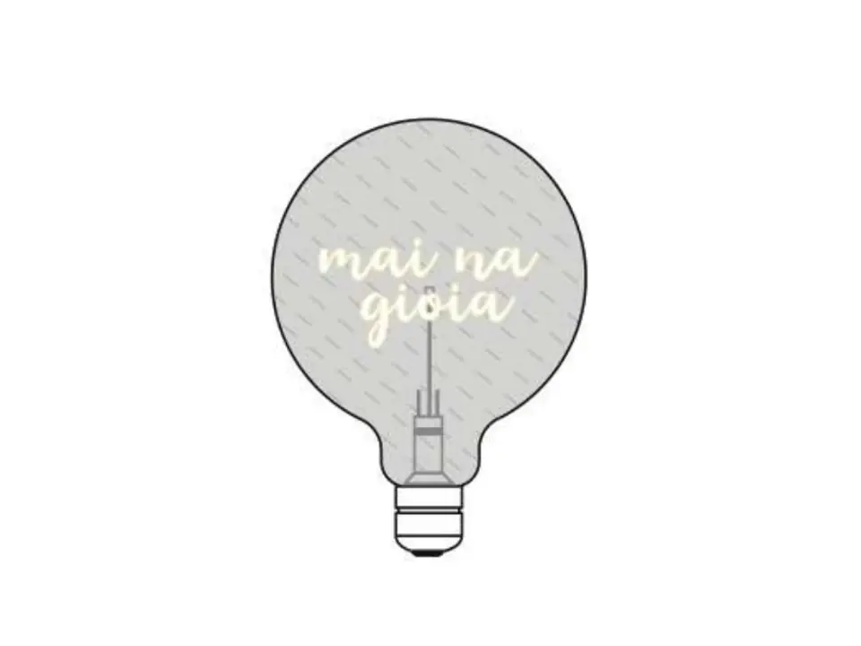 Light notes bulb, mai na gioia