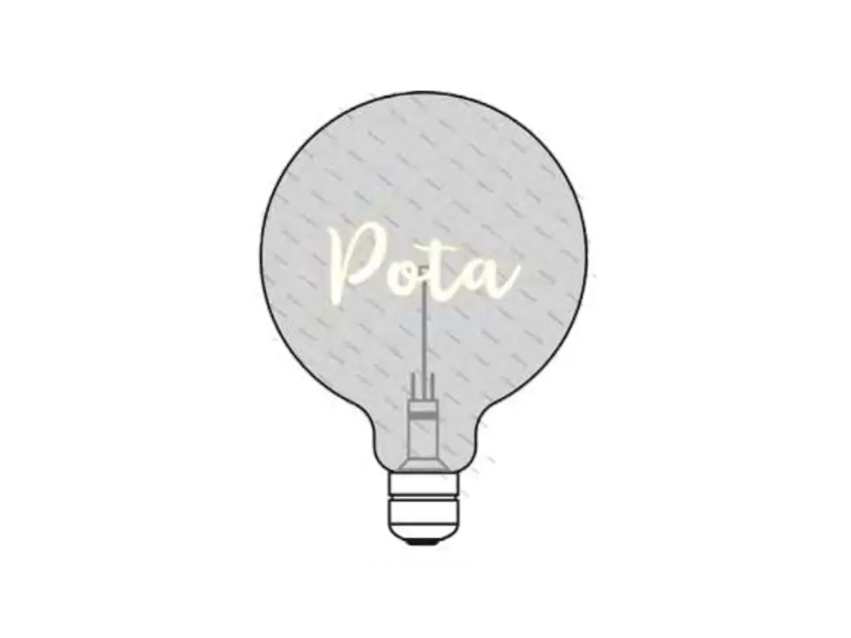 Light notes bulb, pota