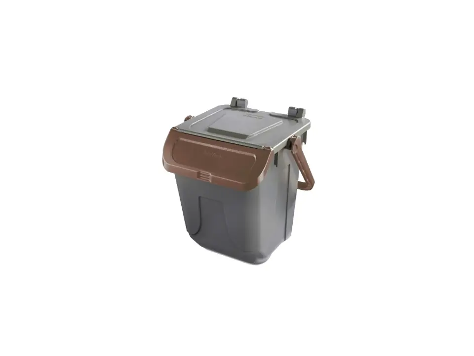 Ecology, bidone, 25 lt, grigio-marrone