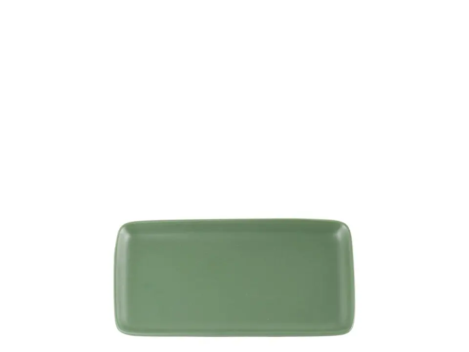 Levante, vassoio rettangolare verde oliva 12,5x23 cm