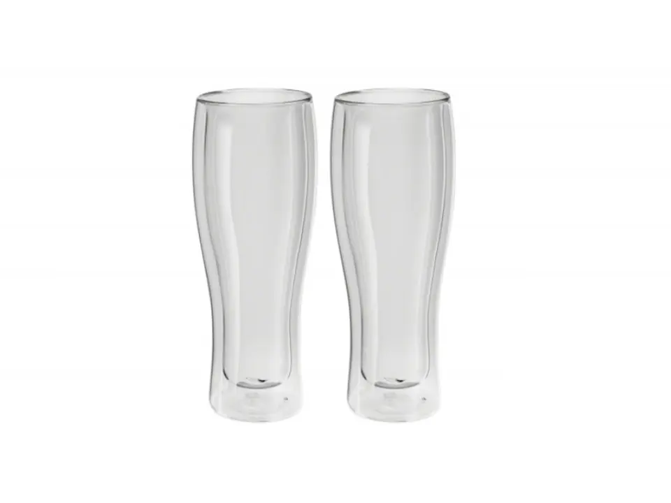 Sorrento, set di 2 bicchieri da birra a doppia parete 414 ml