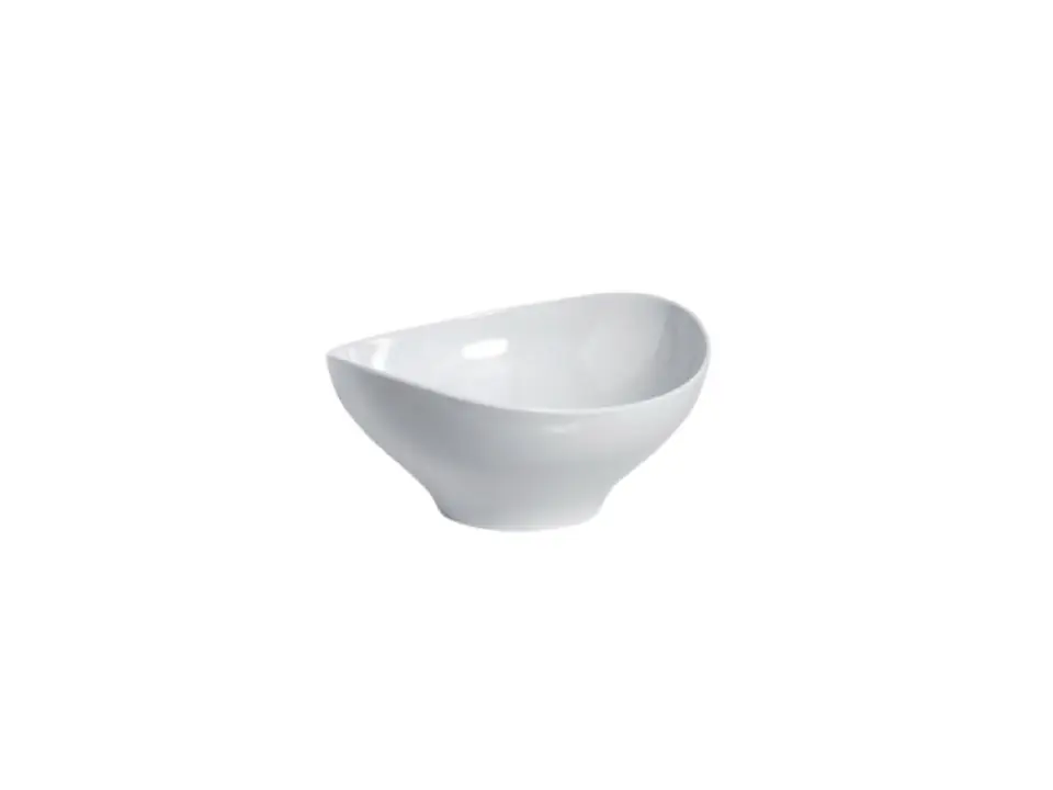 Coppa ovale in melamina, 37x33xh17 cm
