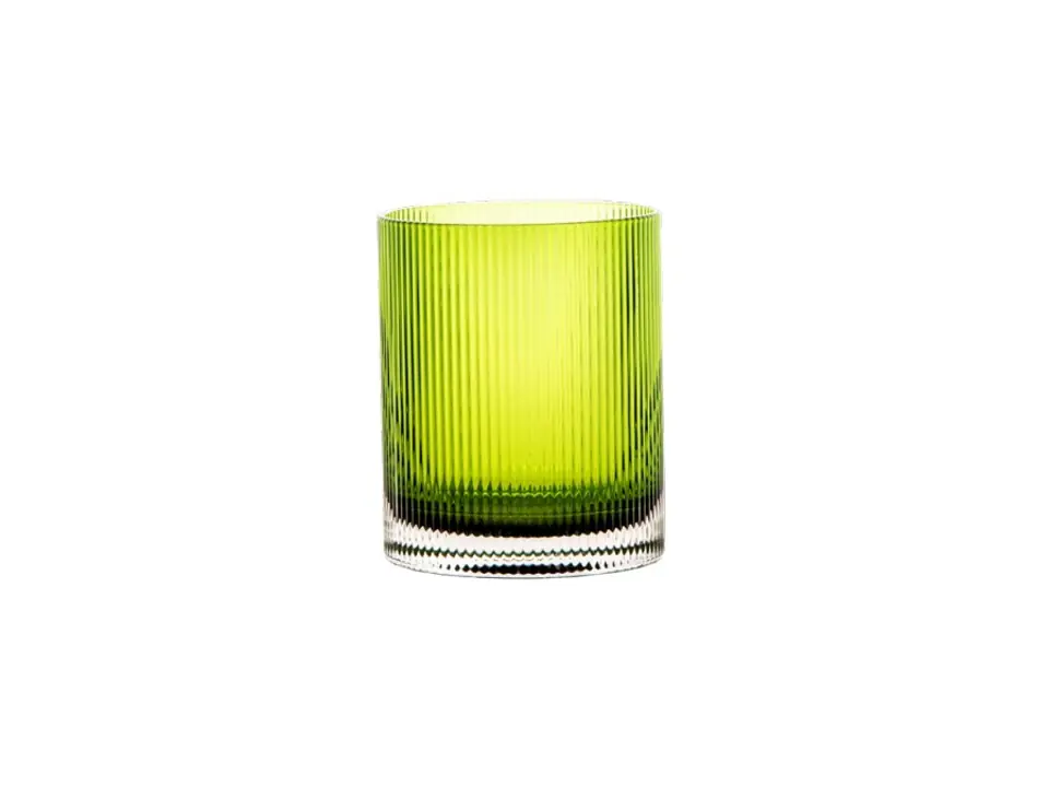 Rigatino, tumbler verde