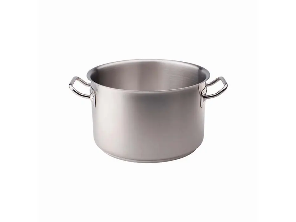 Casseruola alta in acciaio inox 2 maniglie - ø40