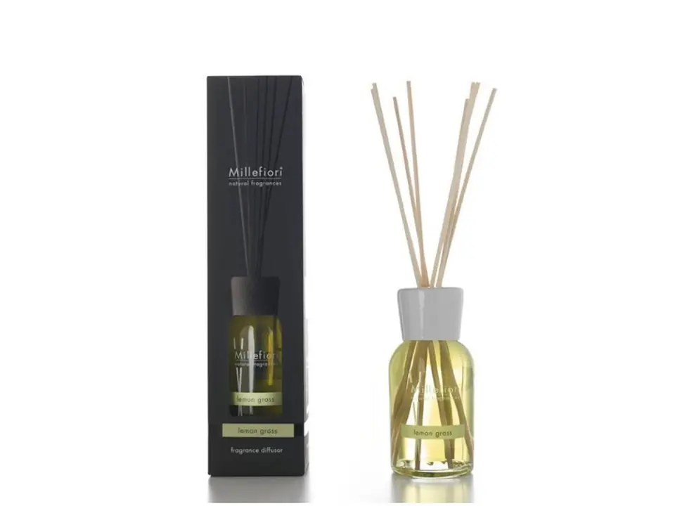 Diffusore a bastoncini collezione natural 100ml - lemon grass