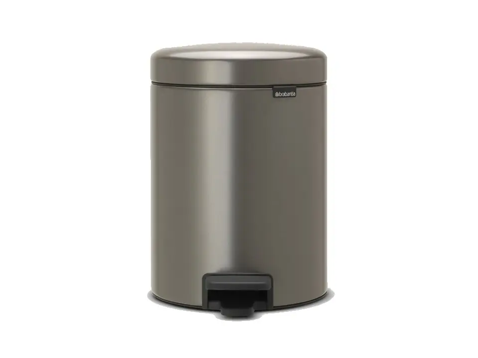 Newicon a pedale pattumiera 3 litri - platinum