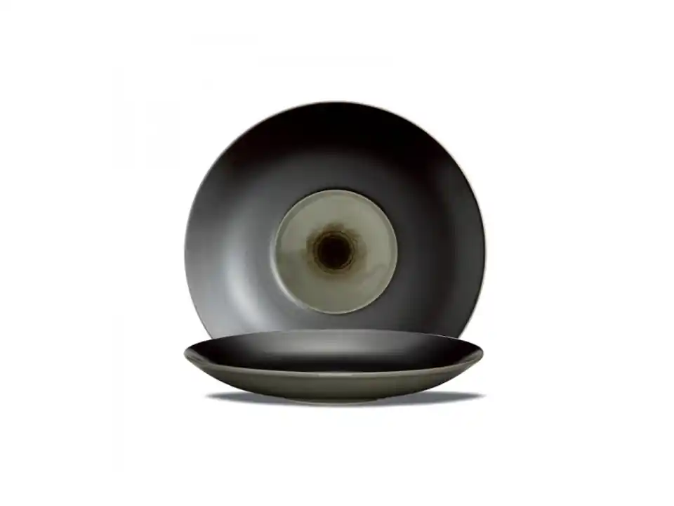 Ekate piatto presentazione grigio ø 30,5 cm h. 4,5 cm