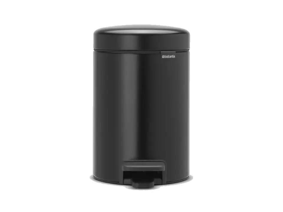 Newicon a pedale pattumiera 3 litri - matt black