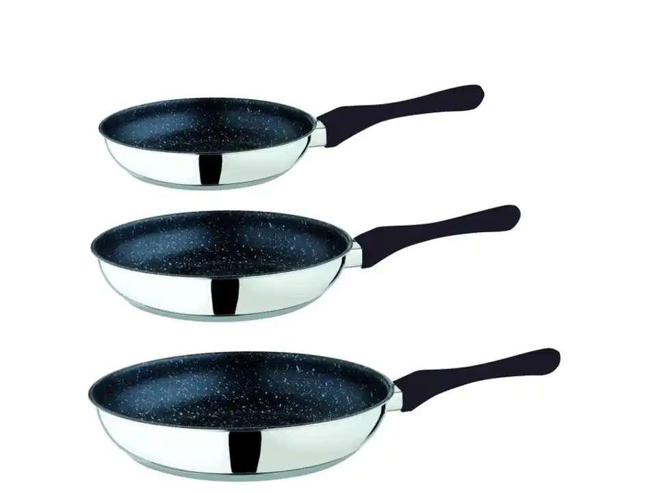 Padella fantasia pietra - nero