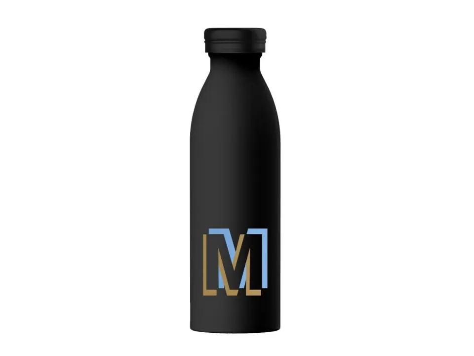 Bottiglia monogram lettera "m"